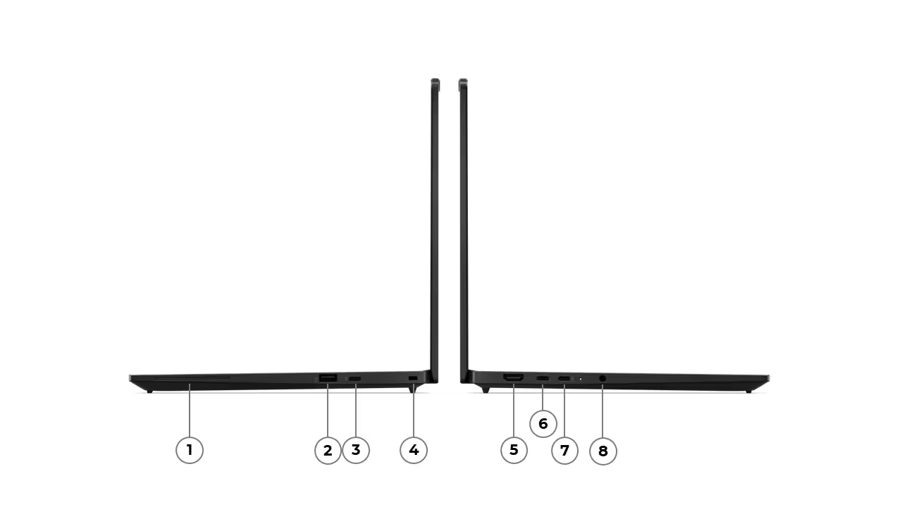 Übersicht Schnittstellen Lenovo ThinkPad T14s Gen 7 (AMD)