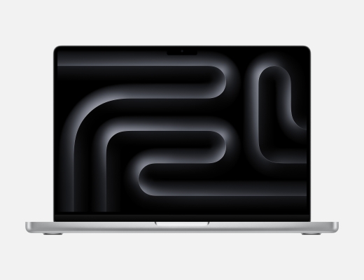 Apple MacBook Pro 14 (2023) M3 Max Chip mit 16‑Core CPU, 40‑Core GPU, 1 TB SSD, 48 GB RAM, silber Z1AZ-GR09