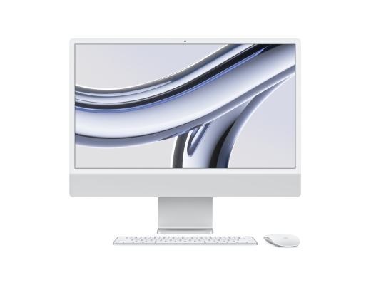 Apple iMac 24 Retina 4,5K 2023 M3/8/256GB 10C GPU Silber MQRJ3D/A