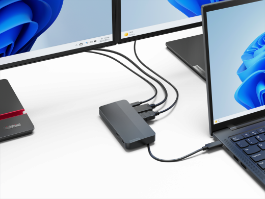 Lenovo USB-C Dual Display Travel Dock 40B90000WW