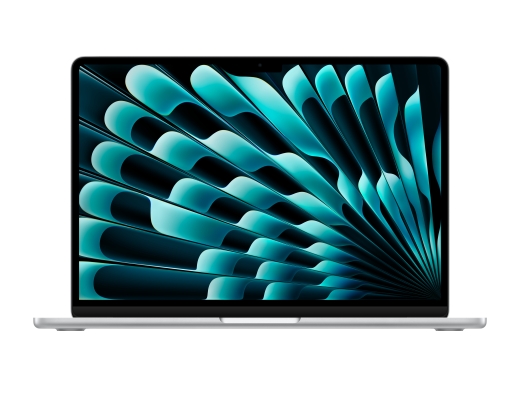 MacBook Air 13,6 M3 2024 Chip mit 8‑Core CPU, 8‑Core GPU und 16‑Core Neural Engine, SILVER 256 GB SSD MRXQ3D/A