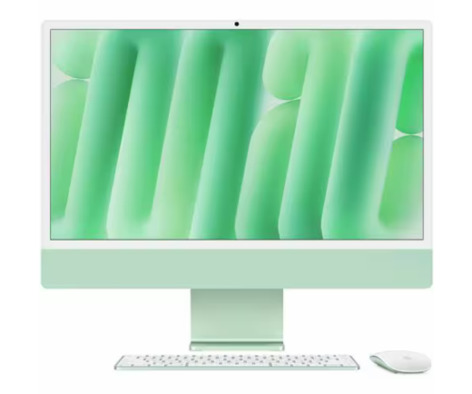 iMac 24 Apple M4 Chip 8-Core CPU / 8-Core GPU / 16GB RAM, 256GB SSD, 4.5K Retina Display, Grün