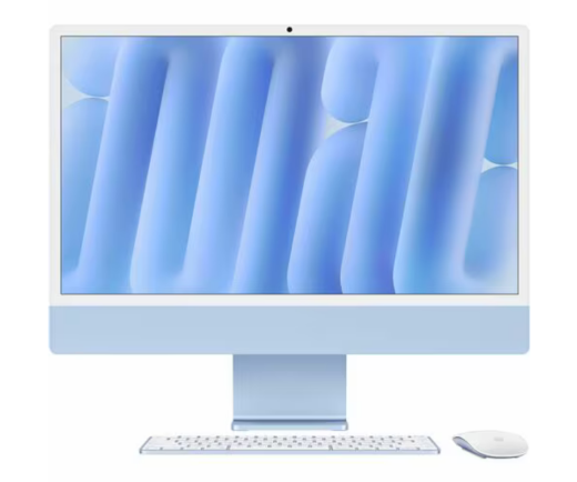 iMac 24 Apple M4 Chip 10-Core CPU / 10-Core GPU / 16 GB RAM, 512 GB SSD, 4.5K Retina Display, Blau