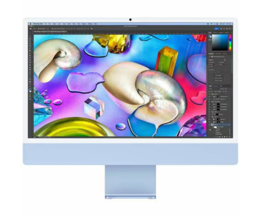 iMac 24" Apple M4 Chip 10-Core CPU / 10-Core GPU / 16 GB RAM, 512 GB SSD, 4.5K Retina Display, Blau