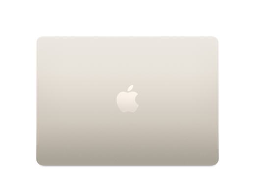 MacBook Air 13,6" M4 2025 Chip mit 10‑Core CPU, 10‑Core GPU und 16‑Core Neural Engine, Starlight, 512 GB SSD