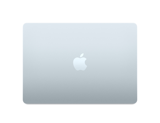MacBook Air 13,6" M4 2025 Chip mit 10‑Core CPU, 10‑Core GPU und 16‑Core Neural Engine, Sky Blue, 512 GB SSD