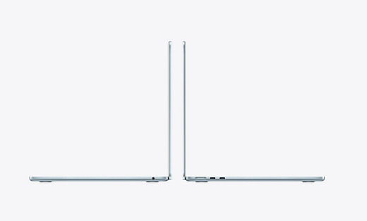 MacBook Air 15,3" M5 2026 Chip mit 10‑Core CPU, 10‑Core GPU und 16‑Core Neural Engine, Himmelblau 512 GB SSD