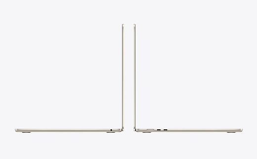 MacBook Air 15,3" M5 2026 Chip mit 10‑Core CPU, 10‑Core GPU und 16‑Core Neural Engine, Polarstern 512 GB SSD