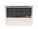 MacBook Air 13,6" M4 2025 Chip mit 10‑Core CPU, 10‑Core GPU und 16‑Core Neural Engine, Starlight 512 GB SSD
