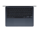 MacBook Air 13,6" M4 2025 Chip mit 10‑Core CPU, 10‑Core GPU und 16‑Core Neural Engine, Midnight, 512 GB SSD