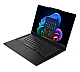Lenovo ThinkPad E14 Gen 8 Intel 21Y6000FGE in einer weiteren geöffneten Schrägansicht mit Blick auf Display, Tastatur und Gehäusedesign.