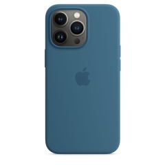 Apple Silicone Hülle für Apple iPhone 13 Smartphone - Eisblau