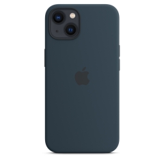 Apple Silicone Hülle für Apple iPhone 13 Smartphone - Abyssblau