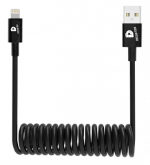 DEQSTER Spiral Kabel USB A Lightning 50-733760