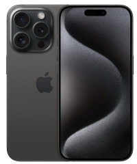 Apple iPhone 15 Pro 128 GB Titan schwarz MTUV3ZD/A