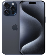Apple iPhone 15 Pro Max 256 GB, Titan blau, MU7A3ZD/A