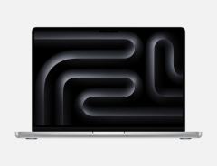 Apple MacBook Pro 14 (2023) M3 Pro 12-Core CPU, 18‑Core GPU, 1 TB SSD, 18 GB RAM, silber MRX73D/A