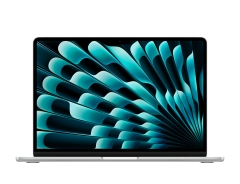 MacBook Air 13,6" M4 2025 Chip mit 10‑Core CPU, 10‑Core GPU und 16‑Core Neural Engine, Silver, 512 GB SSD
