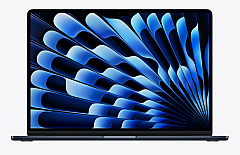 MacBook Air 15,3" M5 2026 Chip mit 10‑Core CPU, 10‑Core GPU und 16‑Core Neural Engine, Midnight 512 GB SSD